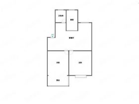尚德城邦 2室2厅1卫 88.6m&sup2;