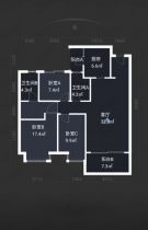 恒大悦珑湾 3室2厅2卫 117m&sup2;