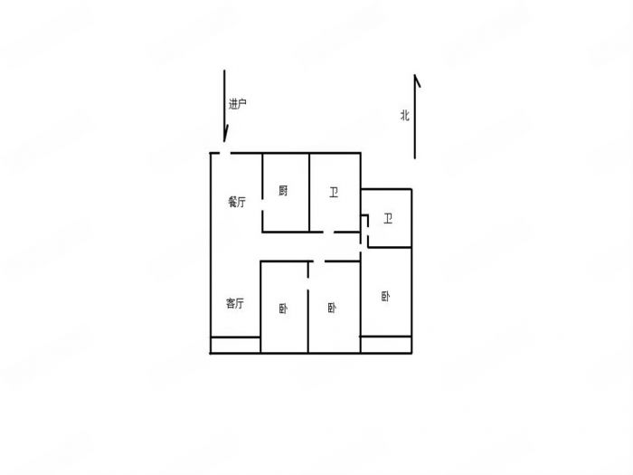 王府大厦 3室2厅2卫 183m&sup2;