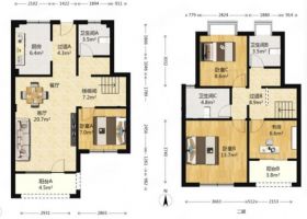 春风南岸西园 4室2厅2卫 167.43m&sup2;