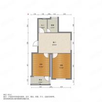 新建路新村 2室2厅1卫 71m&sup2;