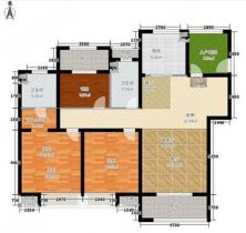 世茂公元 3室2厅1卫 117m&sup2;