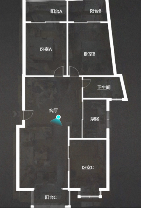 海天大厦 3室2厅1卫 143m&sup2;