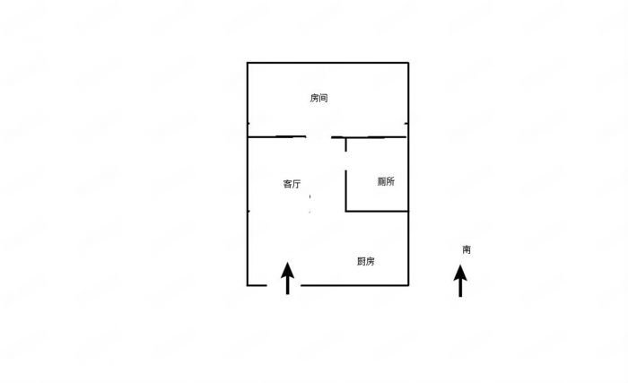 亚太苑 1室1厅1卫 52m&sup2;