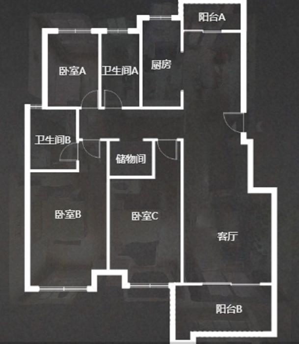 滨江丽都桥语 3室2厅2卫 136.6m&sup2;