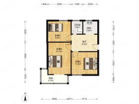 新桥新村 3室1厅1卫 70m&sup2;