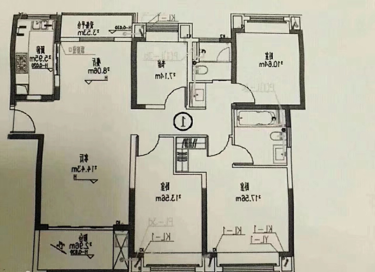 南通雅居乐花园 4室2厅2卫 139.23m&sup2;