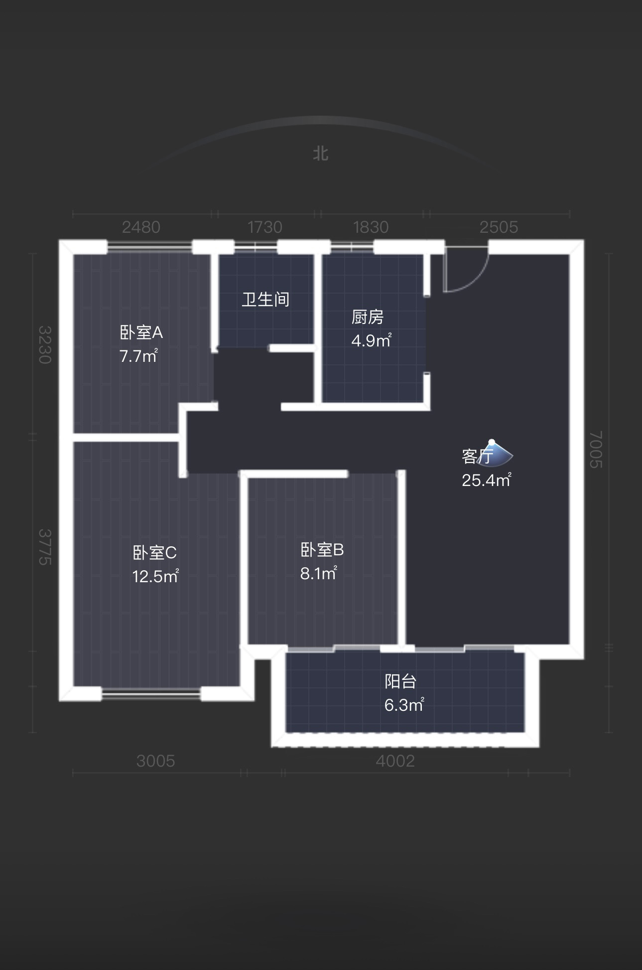 春溪集 3室1厅1卫 89m&sup2;