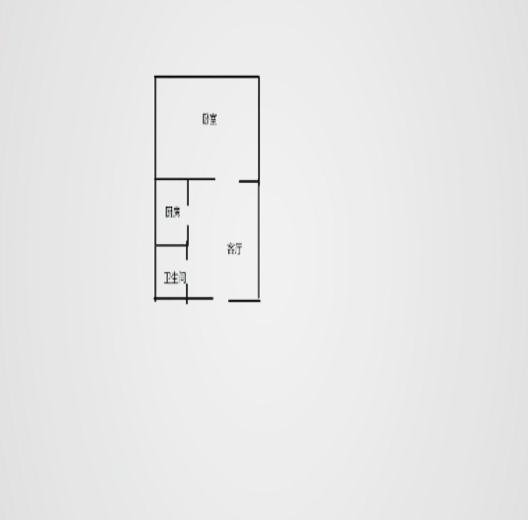 帝奥北城名郡 1室1厅1卫 40.00m&sup2;
