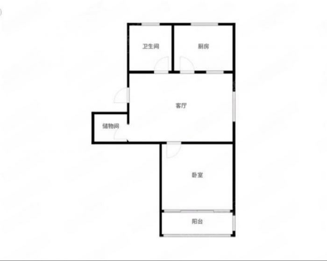 紫东花苑 1室1厅1卫 58m&sup2;