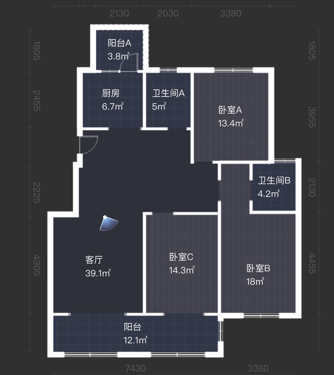 3室2厅2卫