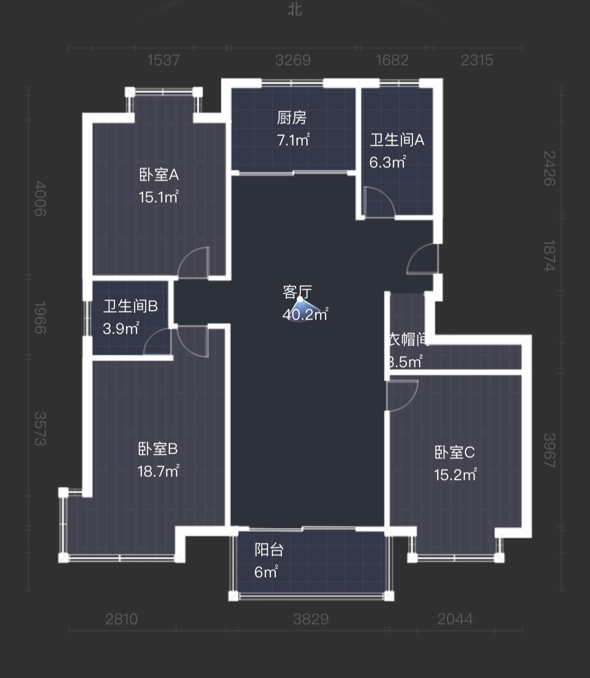 璀璨星湖 3室2厅2卫 13700.00m&sup2;