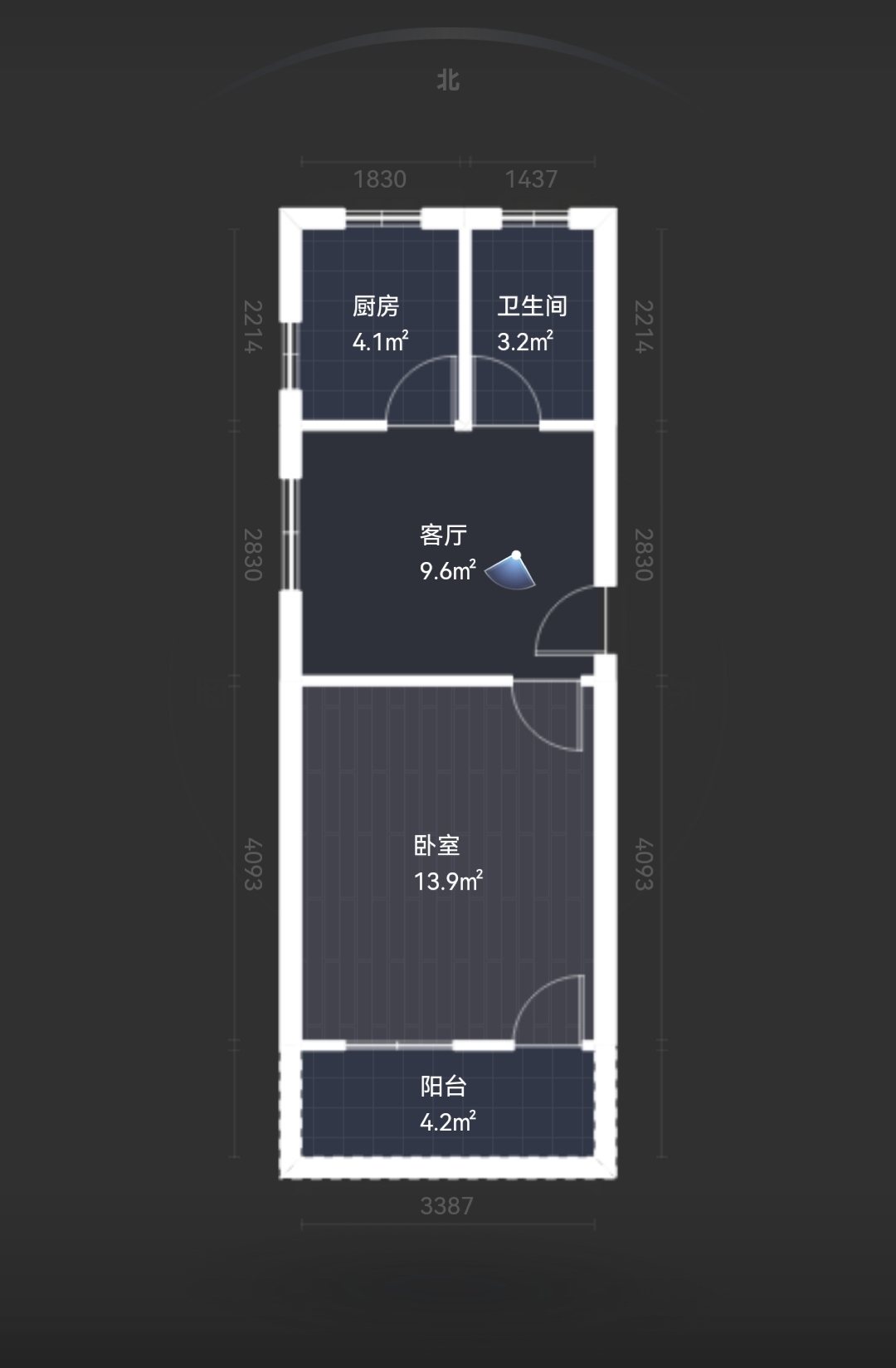 民主新村 3室1厅1卫 48m&sup2;