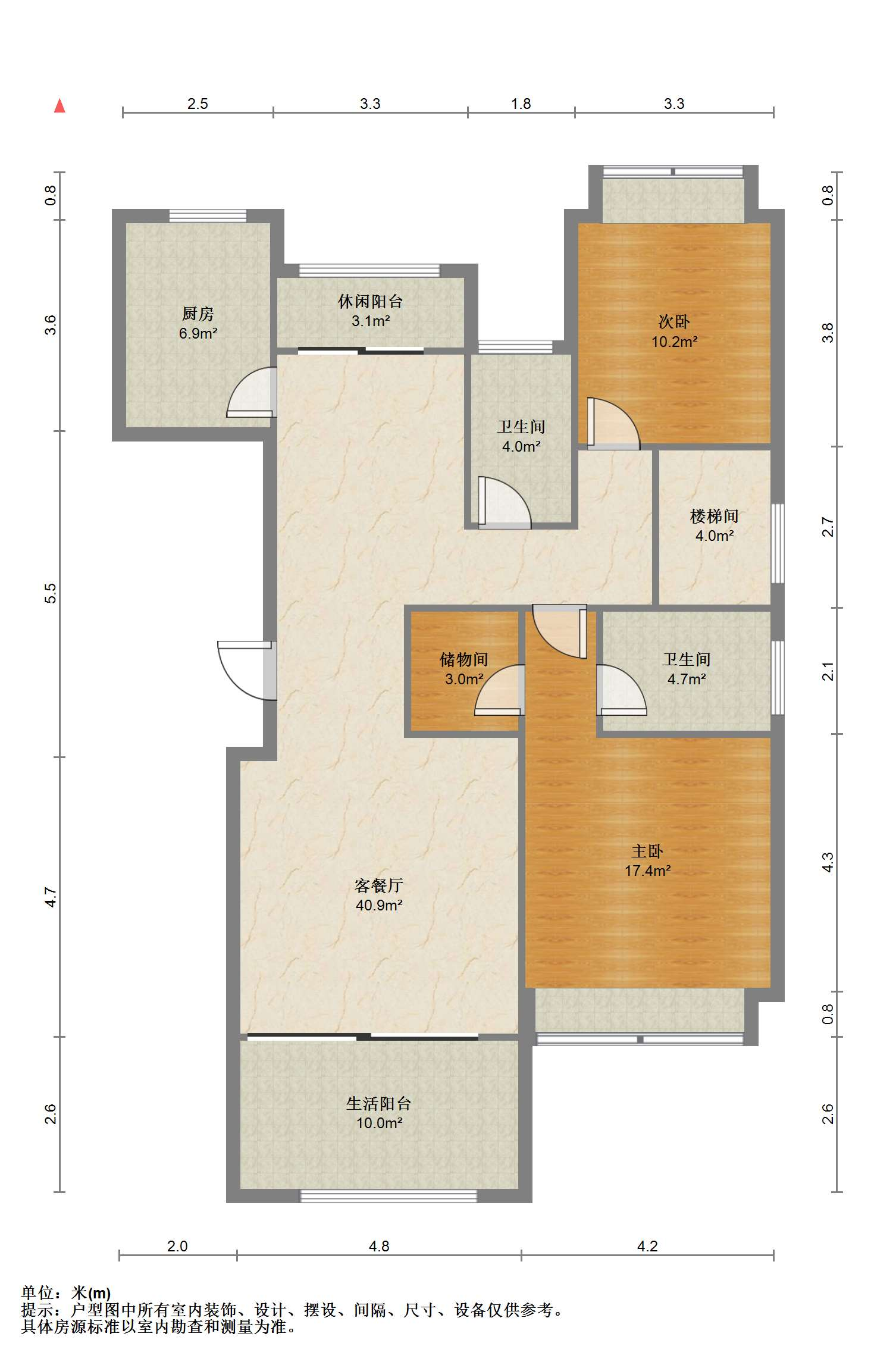 南通1912 2室2厅2卫 260.00m&sup2;