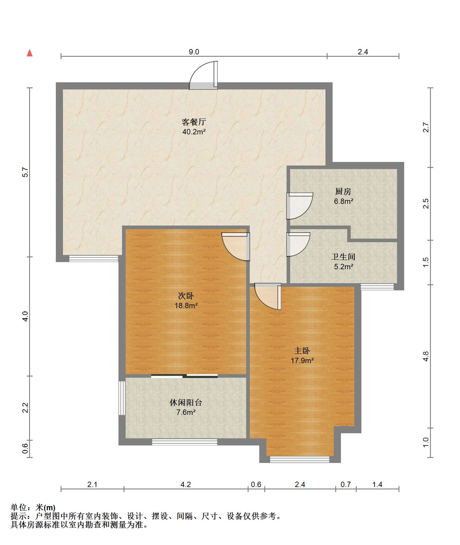 德诚&middot;翰景园 1室0厅0卫 92.00m&sup2;