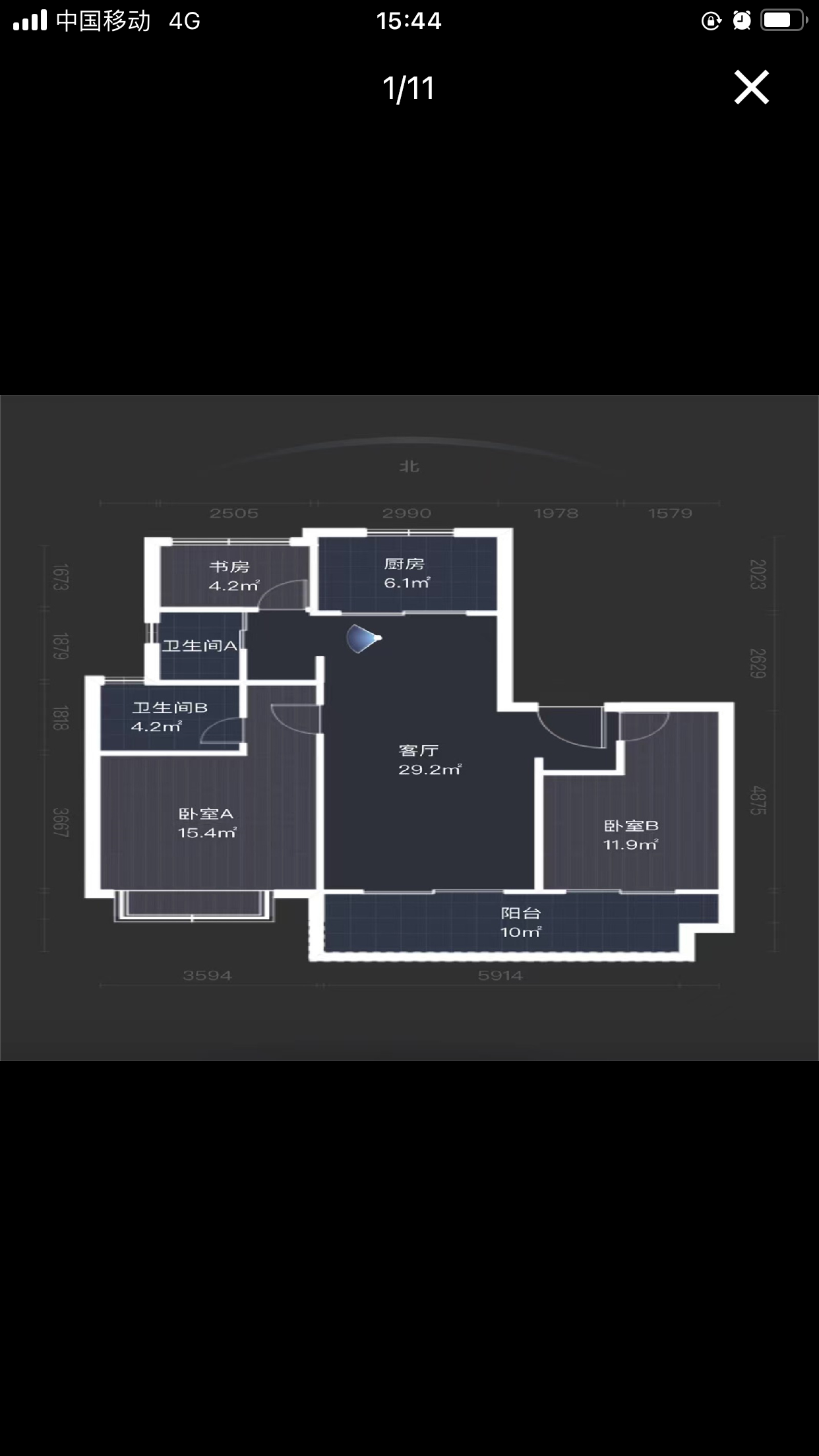 红星天铂 3室2厅2卫 112m&sup2;
