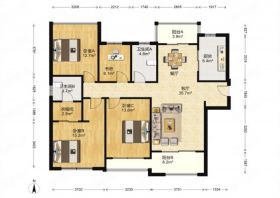 南通橡树湾 4室2厅2卫 142m&sup2;