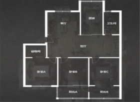 小石桥花苑 3室2厅1卫 121m&sup2;
