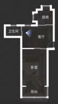 虹桥新村(朝霞路) 1室1厅1卫 46m²