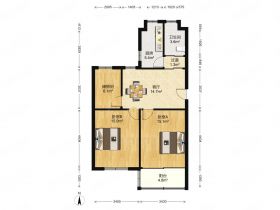 姚港路31号 3室2厅1卫 82m&sup2;