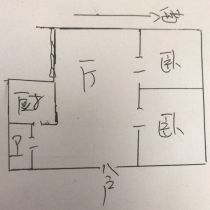 长虹新村 2室1厅1卫 64.66m&sup2;