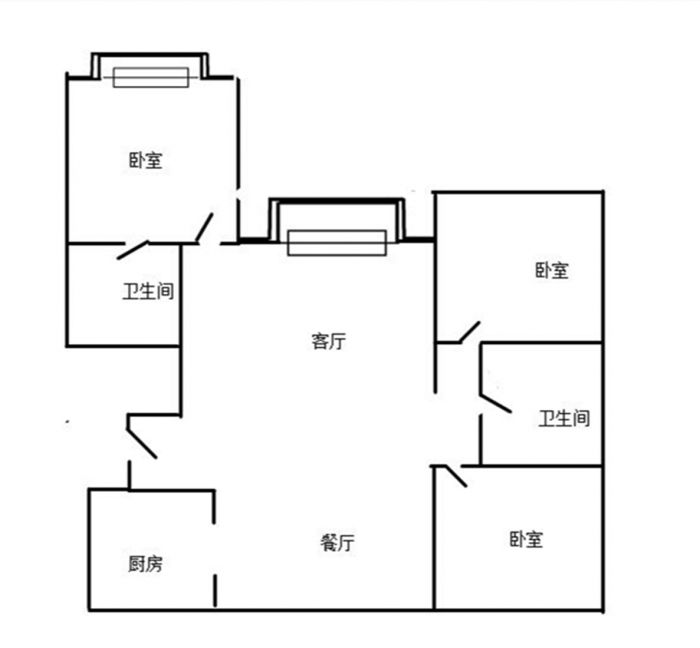 金鼎湾花园 3室2厅2卫 150m&sup2;