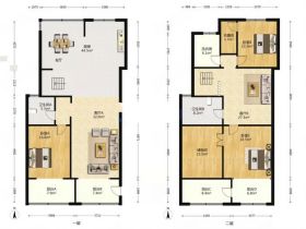 南通壹城水清木华 4室2厅2卫 231.5m&sup2;
