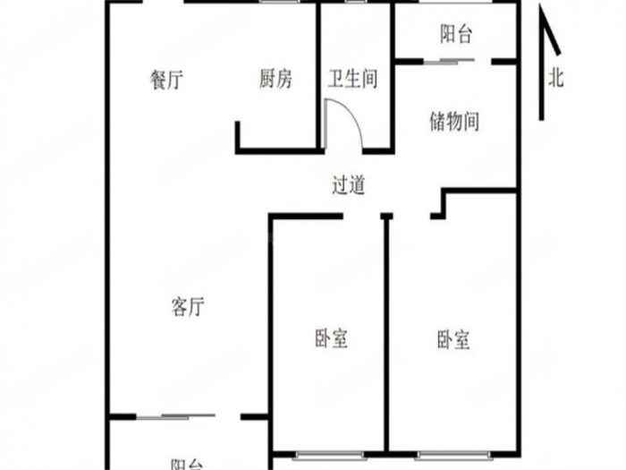 华润悦锦湾 3室2厅1卫 95.9m&sup2;