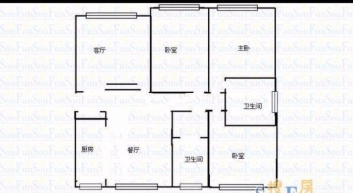高迪晶城 3室2厅2卫 160m&sup2;