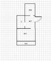 城南二村 1室1厅1卫 45.2m&sup2;