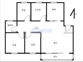 海港新村 3室2厅2卫 135.8m&sup2;