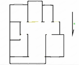 健康公寓 3室2厅2卫 140m&sup2;