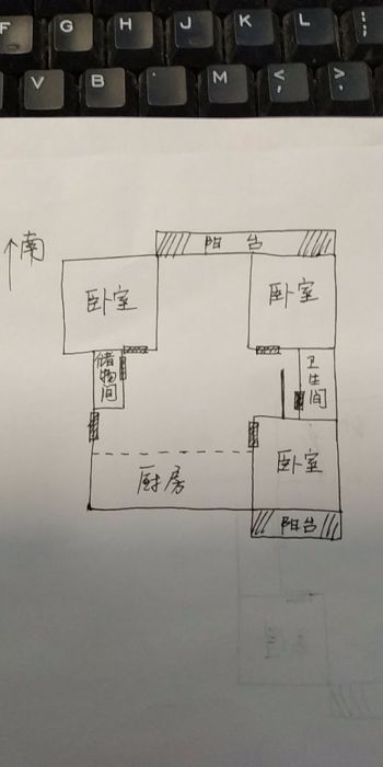 阳光花园 2室1厅1卫 128m&sup2;