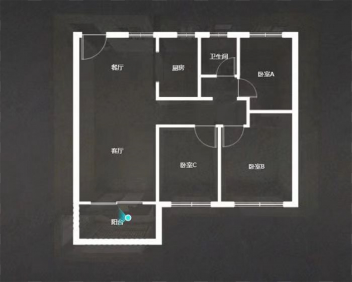 南通雅居乐花园 3室1厅1卫 99m&sup2;