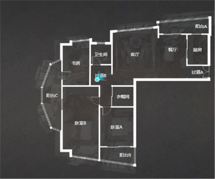 七星花园 3室2厅2卫 144m&sup2;