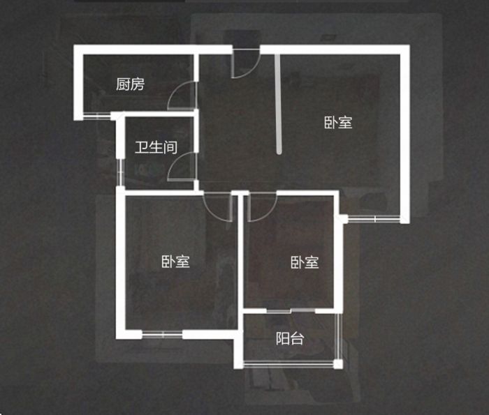 万和家园（开发区） 2室1厅1卫 65m&sup2;