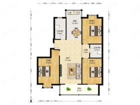 锦绣花园 3室2厅2卫 129m&sup2;
