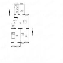 南川园 2室1厅1卫 77m&sup2;