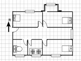 北濠桥东村 3室1厅1卫 86m&sup2;