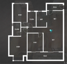 春风南岸西园 3室2厅2卫 123.00m&sup2;