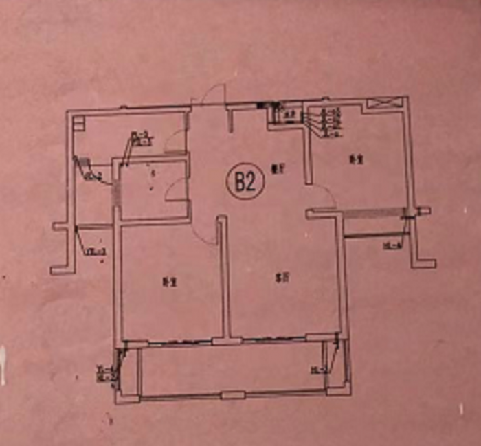 吴中豪景华庭 2室1厅1卫 105m&sup2;
