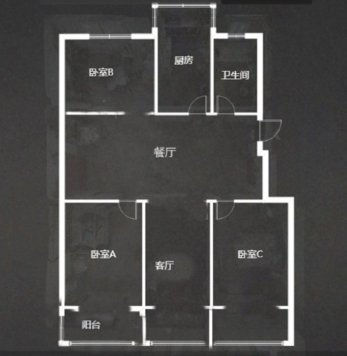 和丰北城锦居 3室2厅1卫 135.66m&sup2;