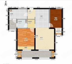 景瑞望府 2室2厅1卫 93.5m&sup2;