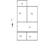 丽康花园 2室2厅1卫 83.8m&sup2;