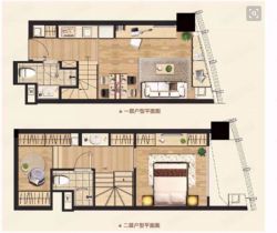 中南世纪城 1室1厅1卫 45m&sup2;