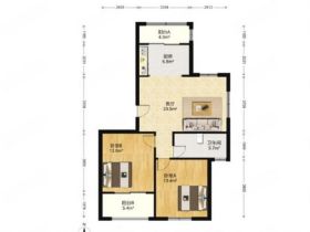 光明嘉苑 2室1厅1卫 88m&sup2;