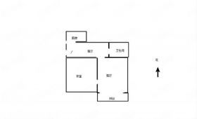 光明东村 2室1厅1卫 65.78m&sup2;