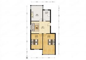 和谐汇景新苑 2室1厅1卫 92m&sup2;
