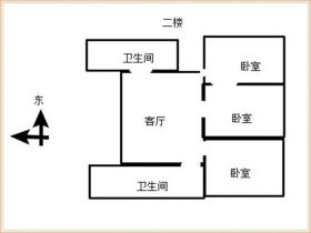 前景花苑 3室2厅1卫 131m&sup2;