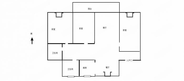 佳期漫 3室2厅2卫 110m&sup2;